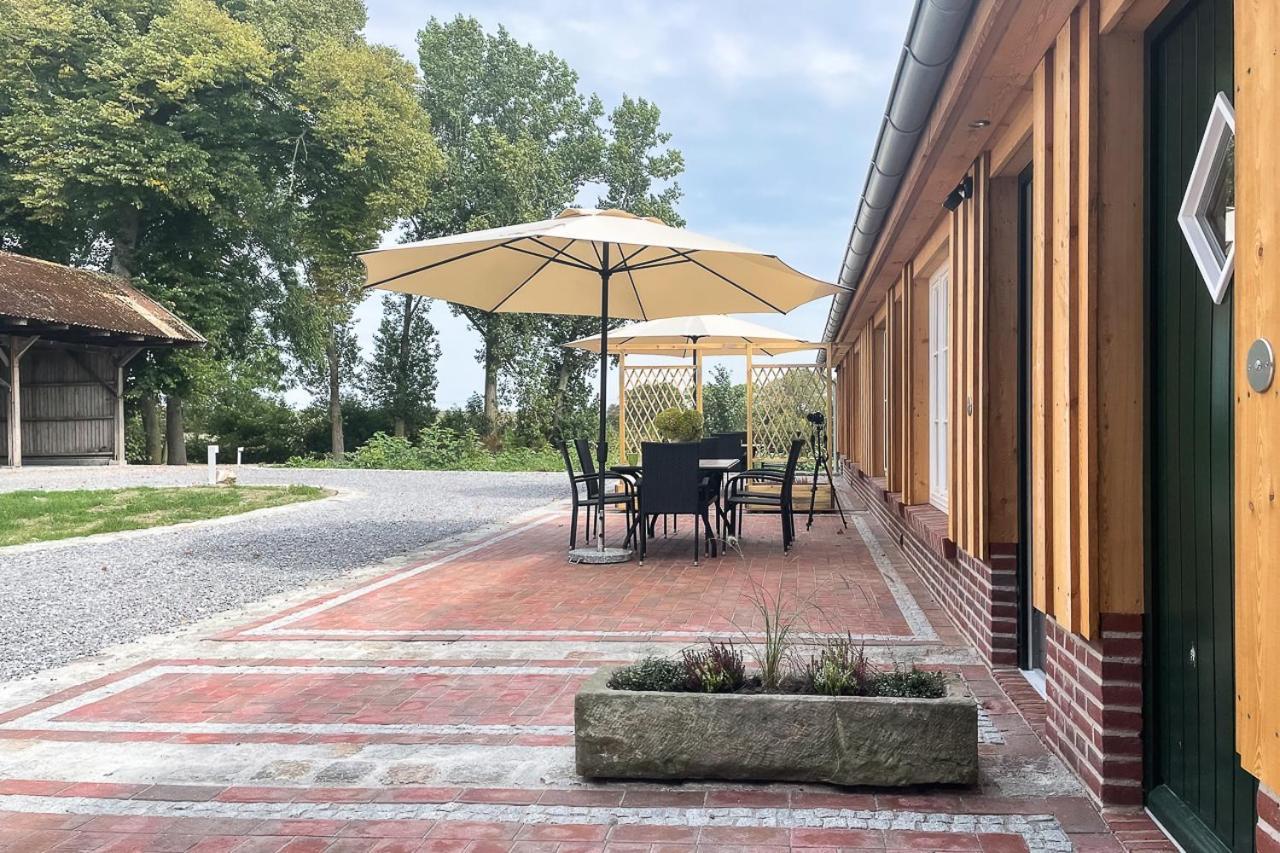 Gut Gross Fedderwarden, Ferienwohnung Mettje Butjadingen Luaran gambar